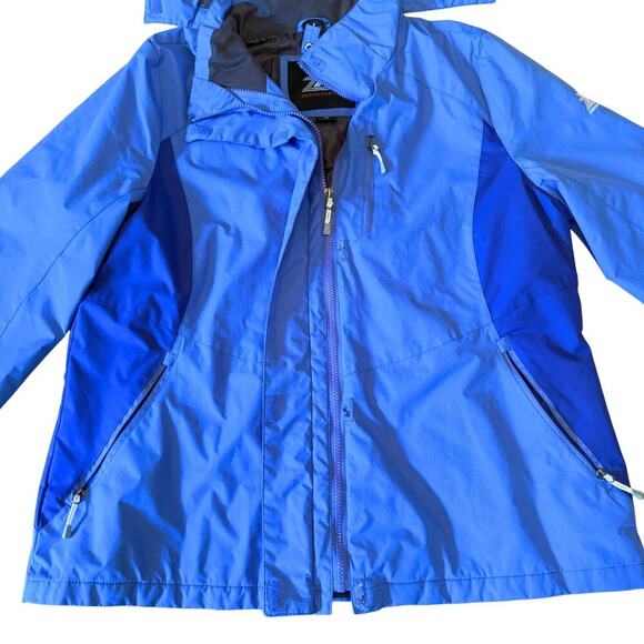 ZeroXposur Women’s XL Blue Jacket | Removable Hood | VGUC 799W - Picture 4 of 12